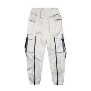 Nike Air Jordan Pants Womens Sz M Utility Tech Cargo‎ Track Beige Strap Zip $160